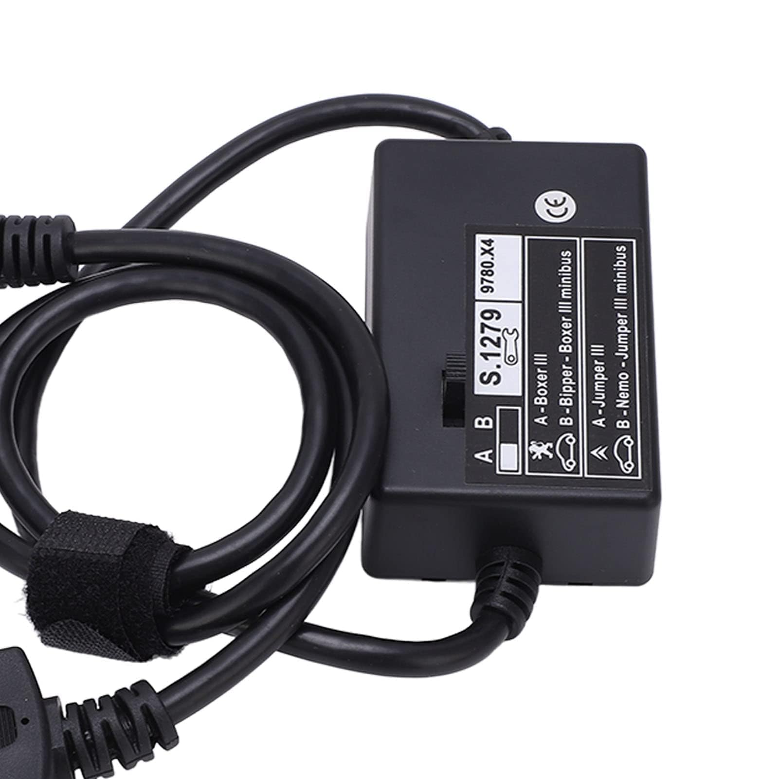 Cable de Diagnóstico OBD2, OBD2 Cable Adaptador de Diagnóstico Macho a Hembra S.1279 S1279 Reemplazo del Módulo para Peugeout