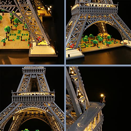 Remote Control Decoration Lighting Set Compatible with Lego 10307 The Eiffel Tower Building Set - Image 2