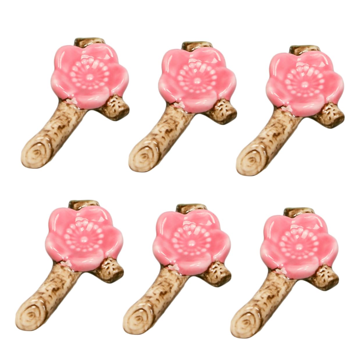 Amosfun 18 Pcs Porte-Baguettes de Style Porte-ustensiles Repose-cuillère Cerise Porte-Baguettes Repose-Baguettes en Cerise Porte-Baguettes Cerise Oreiller Baguettes Rouge