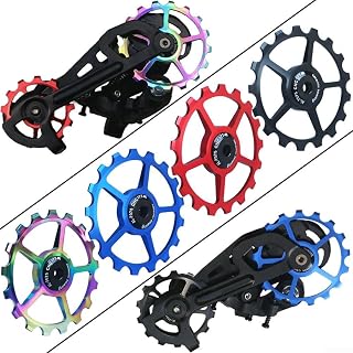Eficiente rueda guía de rodamientos de cerámica 1117T para bicicletas de carretera y montaña, diseño ligero con fuerte compatibilidad