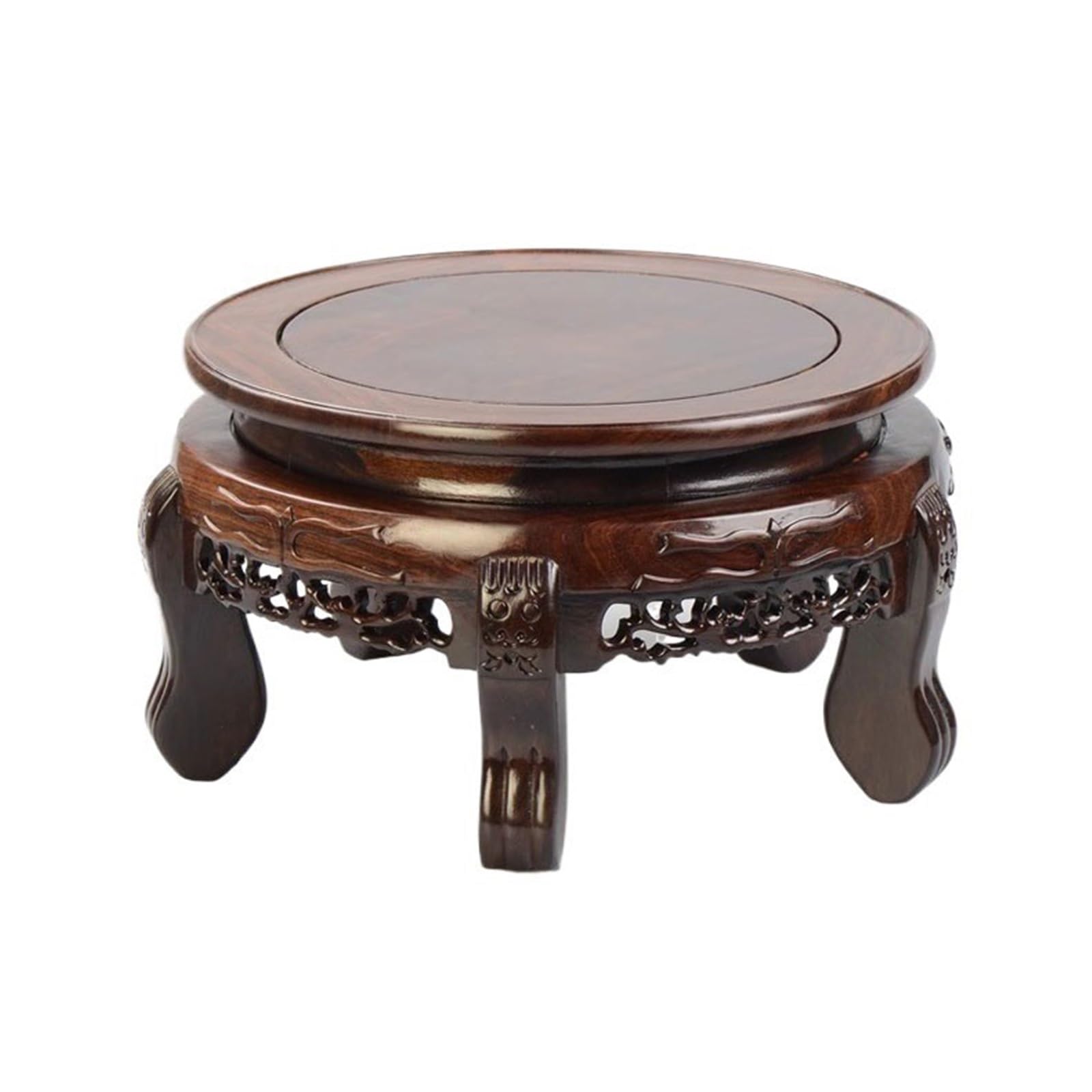 Hhmmei2024-23 Bonsai Rack Chinese Style Ebony with Foot Bonsai Stand for Vase Teapot Potted Display Base Bonsai base(XXL)