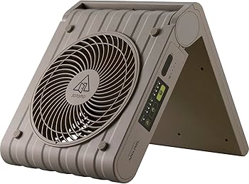 ソーラーパワーファン SOTOMO グレイッシュ　キャンプ　扇風機 ソーラーパワーファン SOTOMO グレイッシュ キャンプ 扇風機