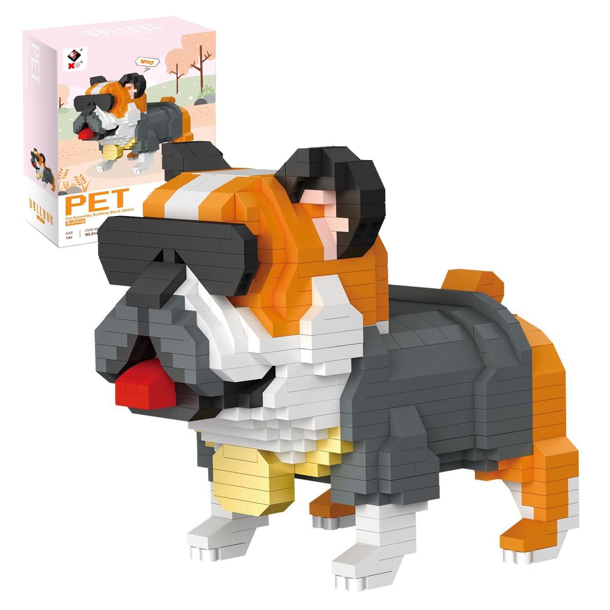 Animal Mini Building Blocks Set, Micro Dog Building Blocks Set Pet Mini Building Toy Bricks Kit