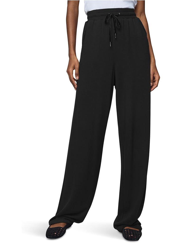 Black Splendid Supersoft Trim Pants