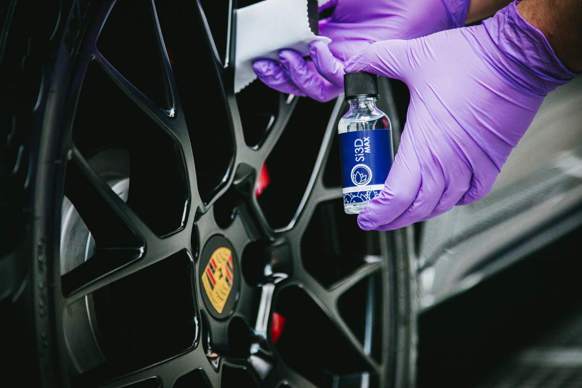 Nanolex Si3D MAX Nanoversiegelung, für erhöhte Lackhärte und Farbvertiefung, Quartz Coating für langanhaltenden Schutz, Lackversiegelung mit Lotuseffekt (50 ml)
