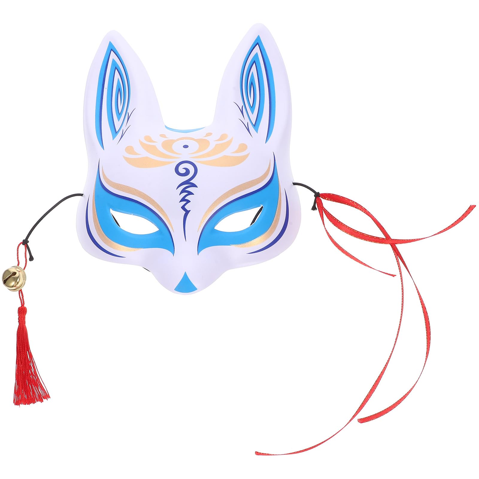 NOLITOY Japanese Style Animal Mask Cosplay Party Mask Half Facial Fox Mask Masquerade Mask
