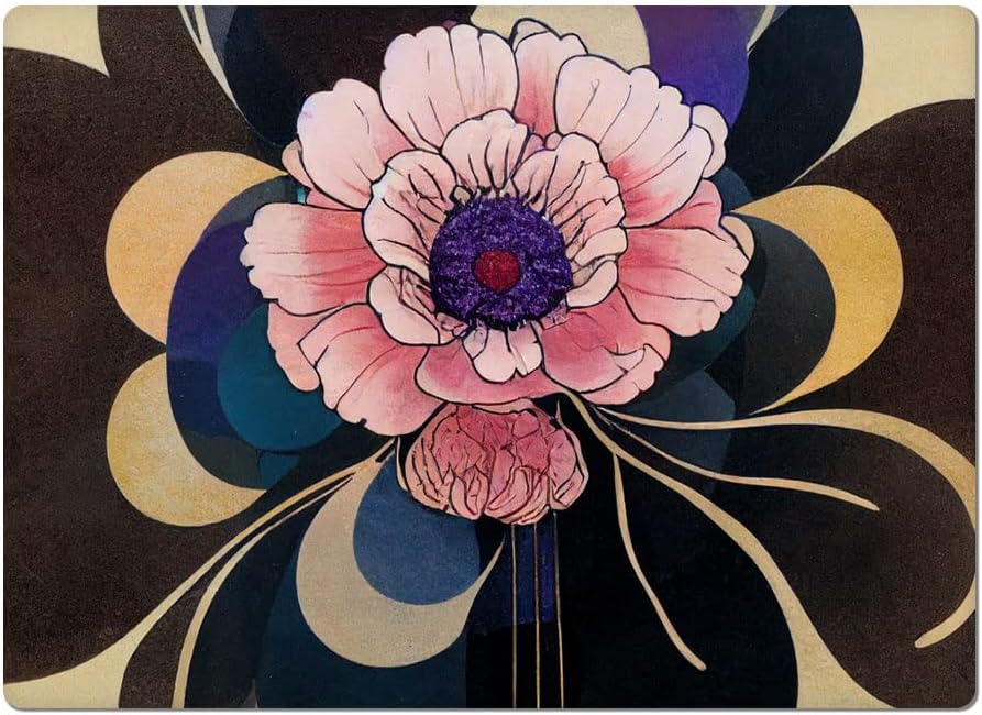 Botanical Car Magnet 2 PCS - Abstract Car Magnet - Printed Sticker