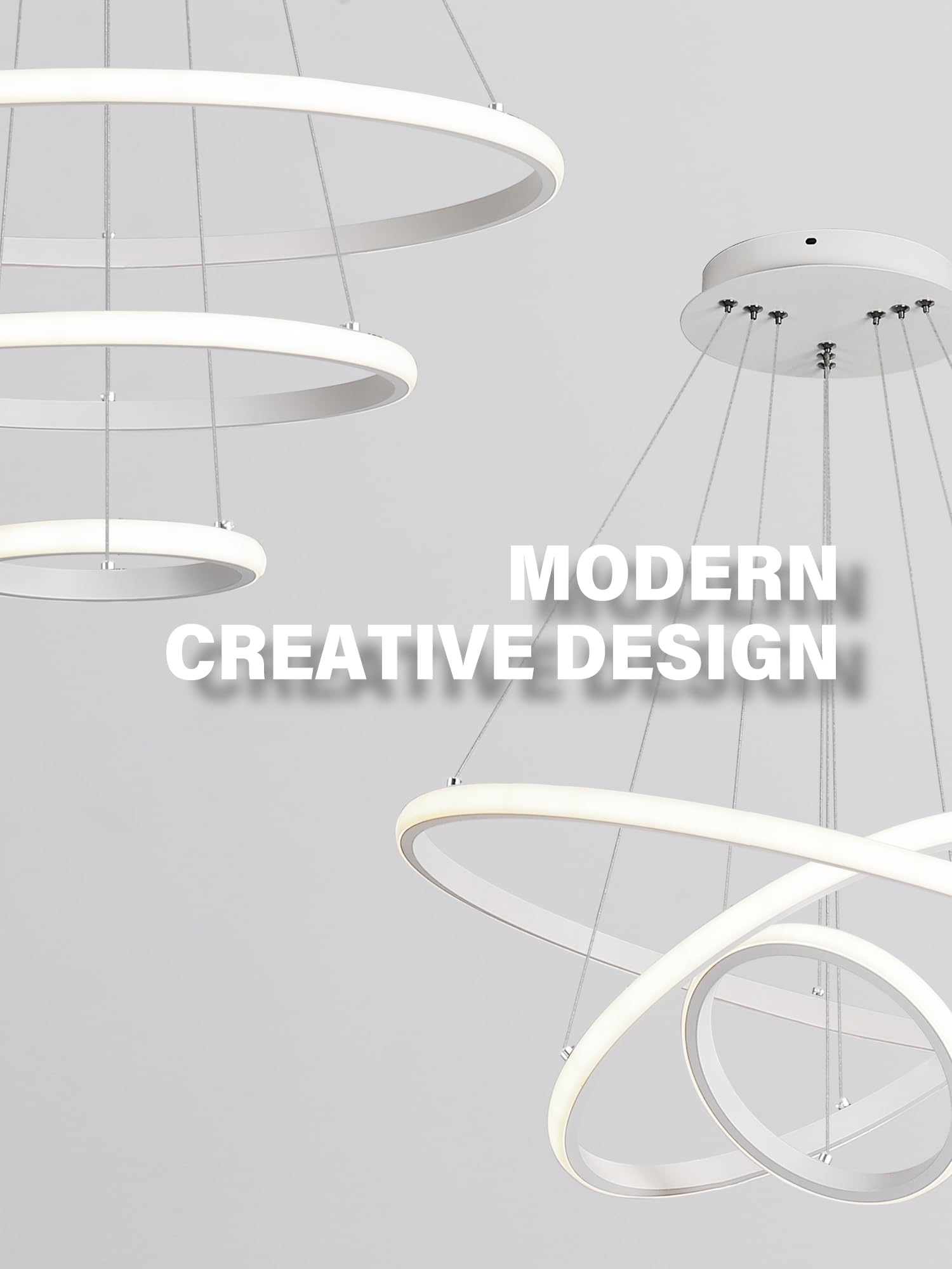 RIBBON Moderne LED-kroonluchter | Gratis verzending