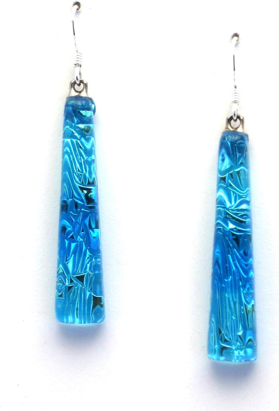 Dichroic Glass Earrings. Handmade on Maui