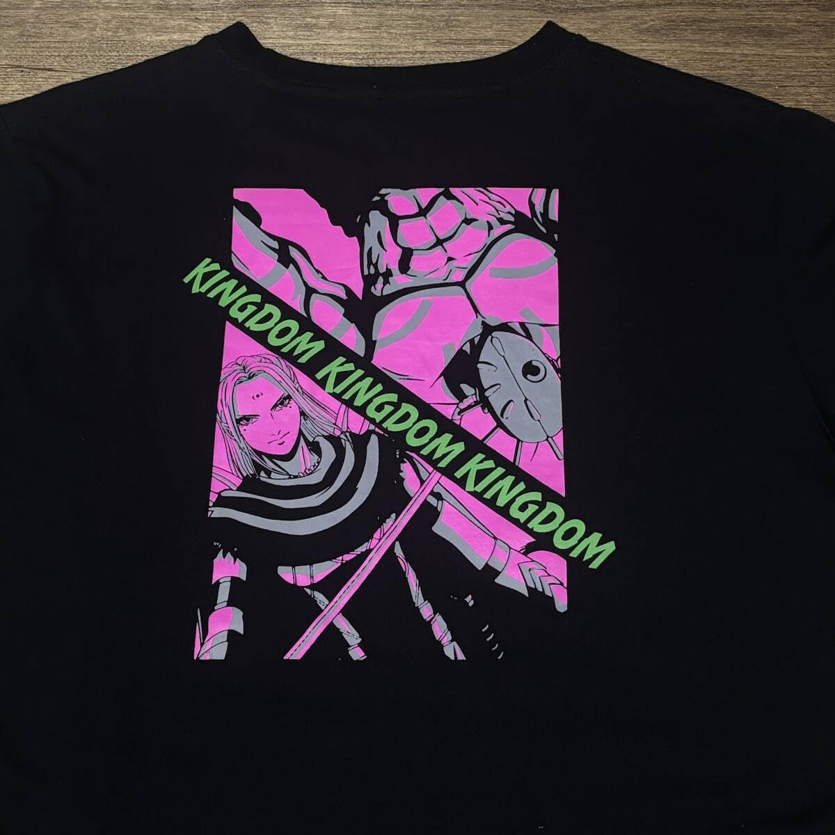 KINGDOM キングダム 楊端和 イラスト Tシャツ 黒 KINGDOM キングダム