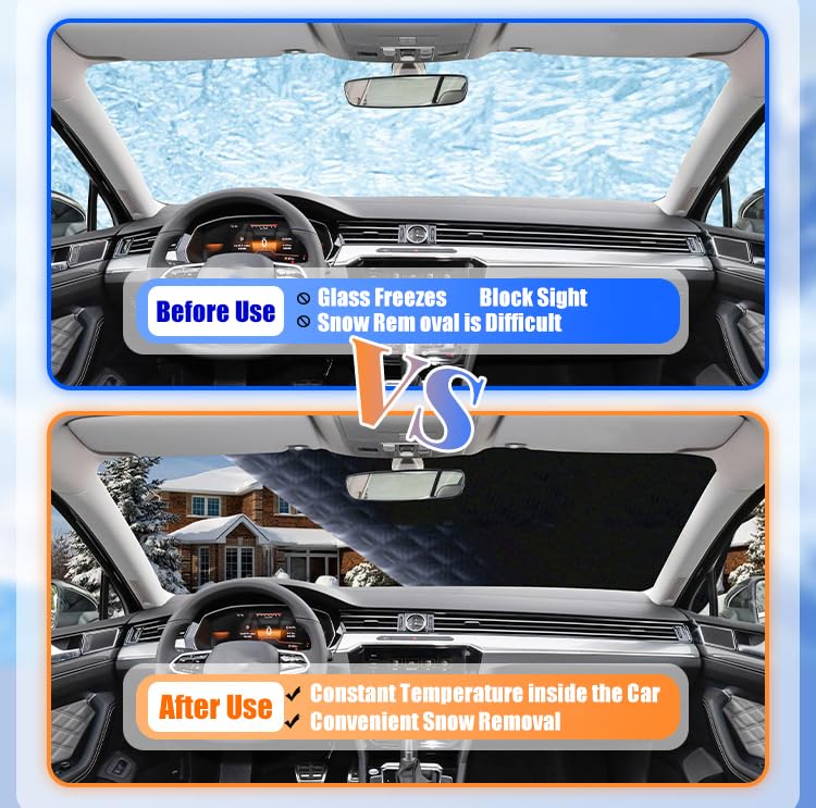 PEUGEOT EXPERT (2016 A Partir) Pare-Brise Rideaux Housse Protection 026