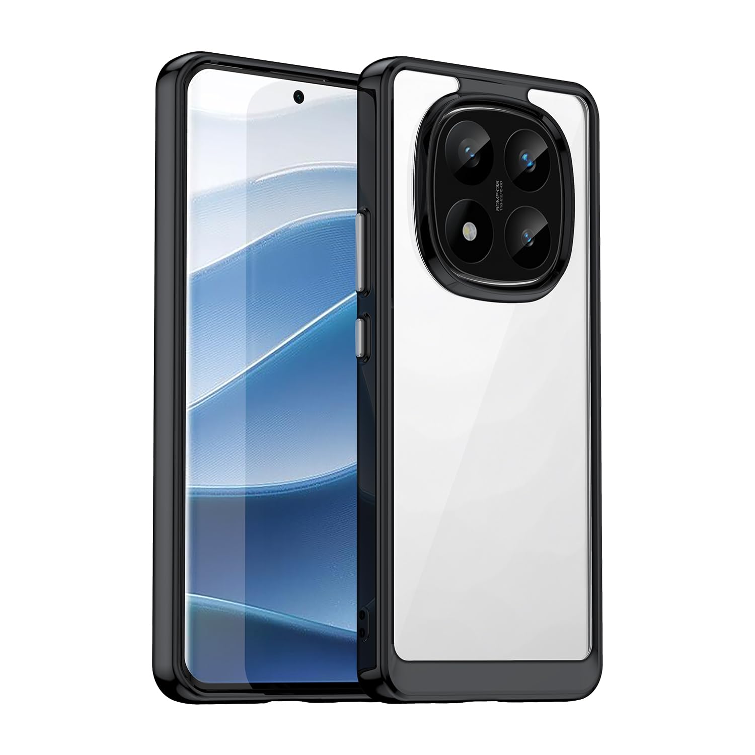 Redmi Note 14 Pro Plus + 5G Case, AFINER, Lightweight, Ultra-thin, TPU+PC, Transparent Cover, For Xiaomi Redmi Note 14 Pro+ 5G, Shockproof, Shock Absorption, Anti-Fingerprint, Anti-Scratch, Lens