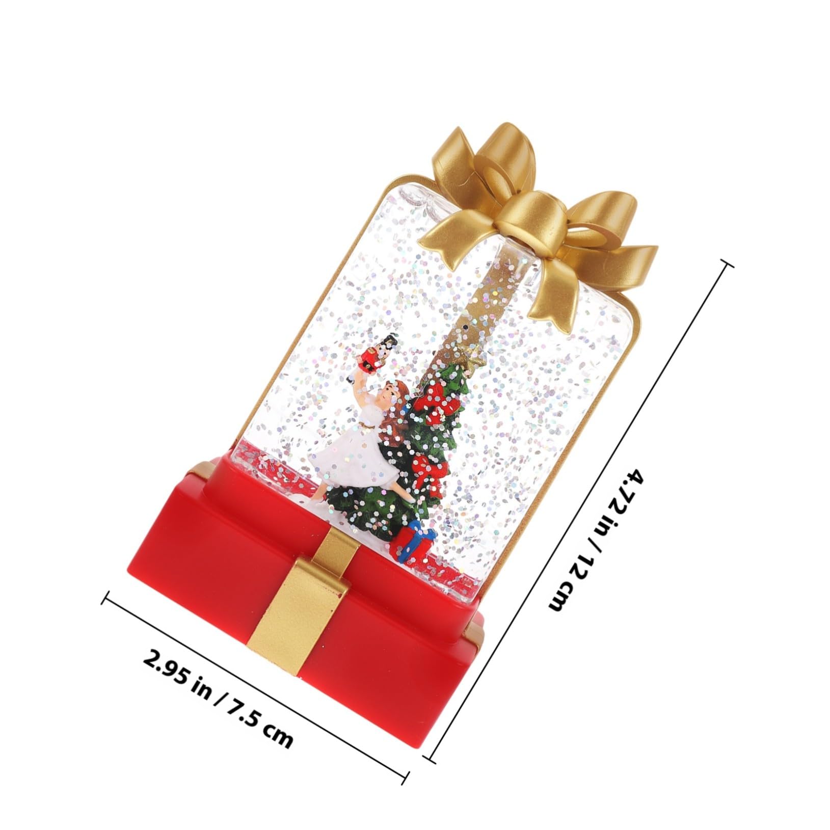 STOBAZA Led-weihnachtslaterne für Tischdekoration Weihnachtsbeleuchtung für Drinnen aus Robustem mit Led-licht für Schlafzimmer Partys Bars Geschäfte als Nachtlampe und Geschenkidee