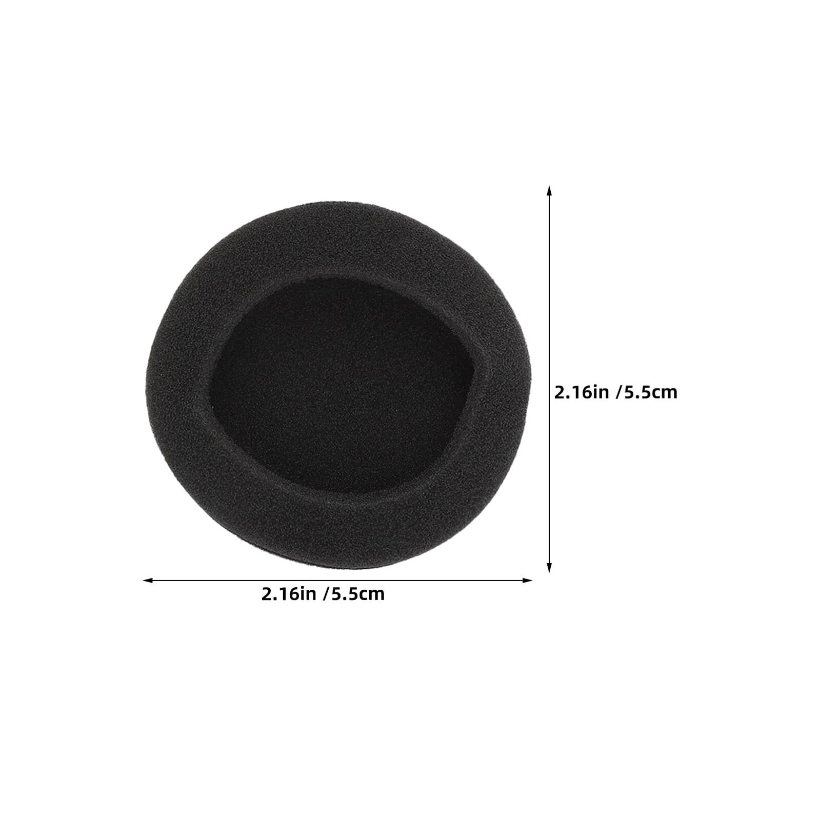 Hemobllo 24pièces Coussinets de Rechange Mousse Compatibles Plupart des Casques pour Confort Écoute Meilleure Isolation Phonique