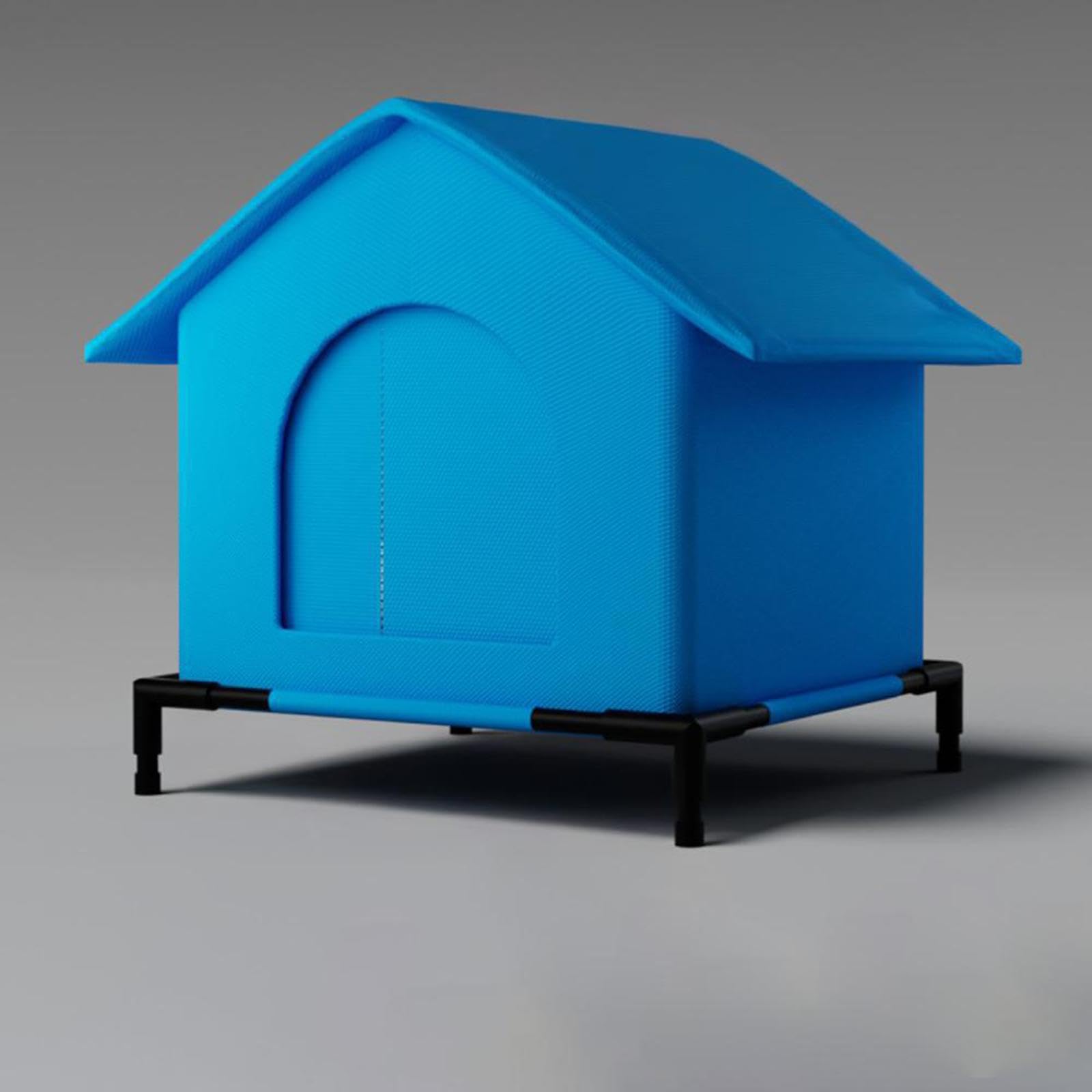 Milageto Niche pour Chat d'Extérieur Imperméable et Chaude, Abri pour Chats Errants avec Isolation Hivernale, Maison en Tissu Oxford Résistant, Pieds Surélevés Anti-Humidité, pour Jardin et Terrasse