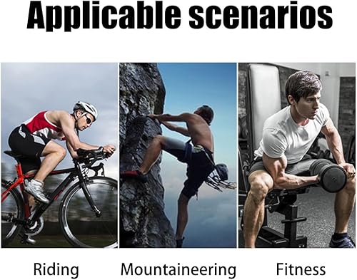 Miniatura 8 de DONGKER Bolsa deportiva para brazalete, soporte para teléfono de 6.8 pulgadas con bolsa para llaves y orificio para auriculares para correr,