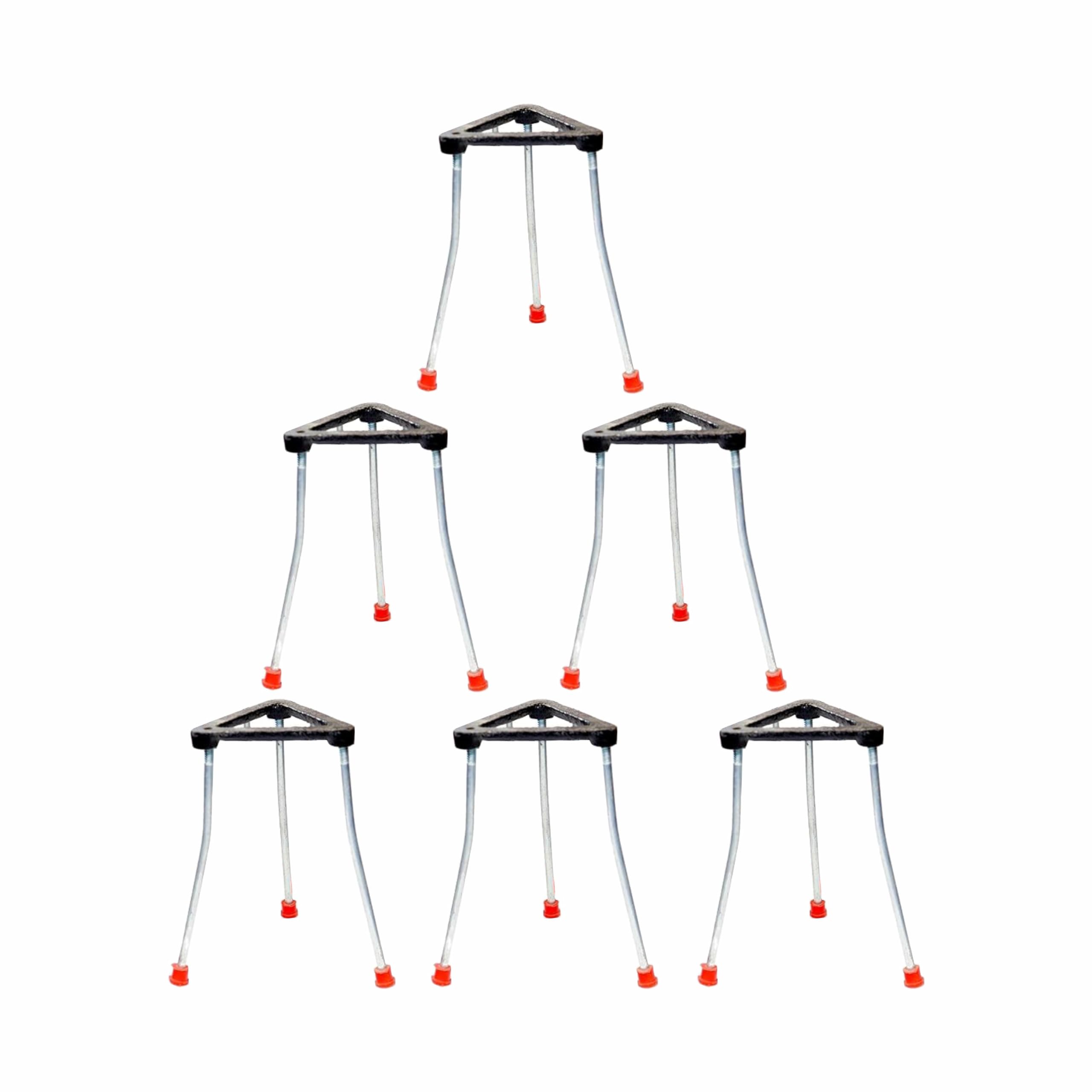 Bello Tripod Iron Stand For Lab Metal Bunsen Burner Support Stand, Size 6"X4" Inches for school collage chemistry lab laboratory Chemisrty-picture-36