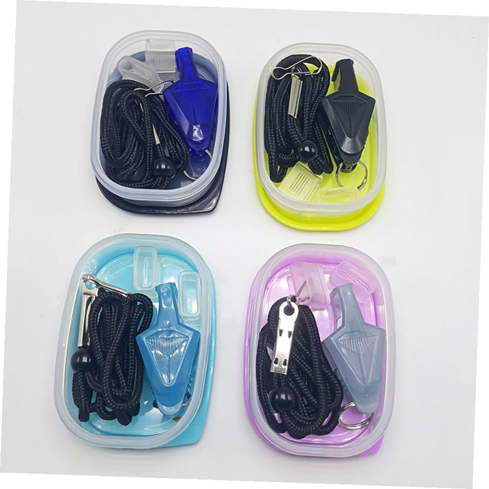 Silbatos portátiles deportivos con cuerda Totority set de 2 miniatura 6