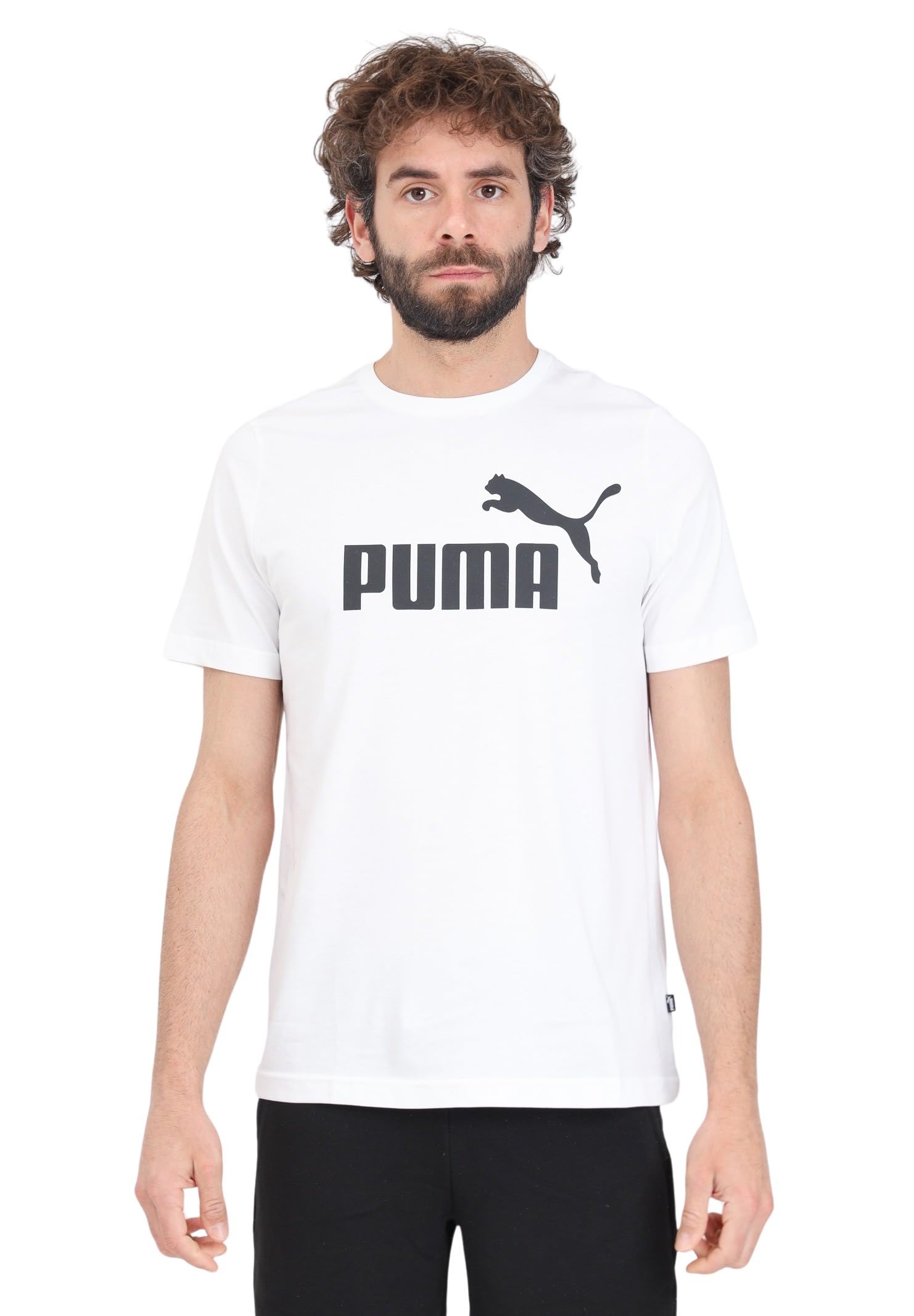 PUMAmens Ess Logo Tee T-Shirt (pack of 1)