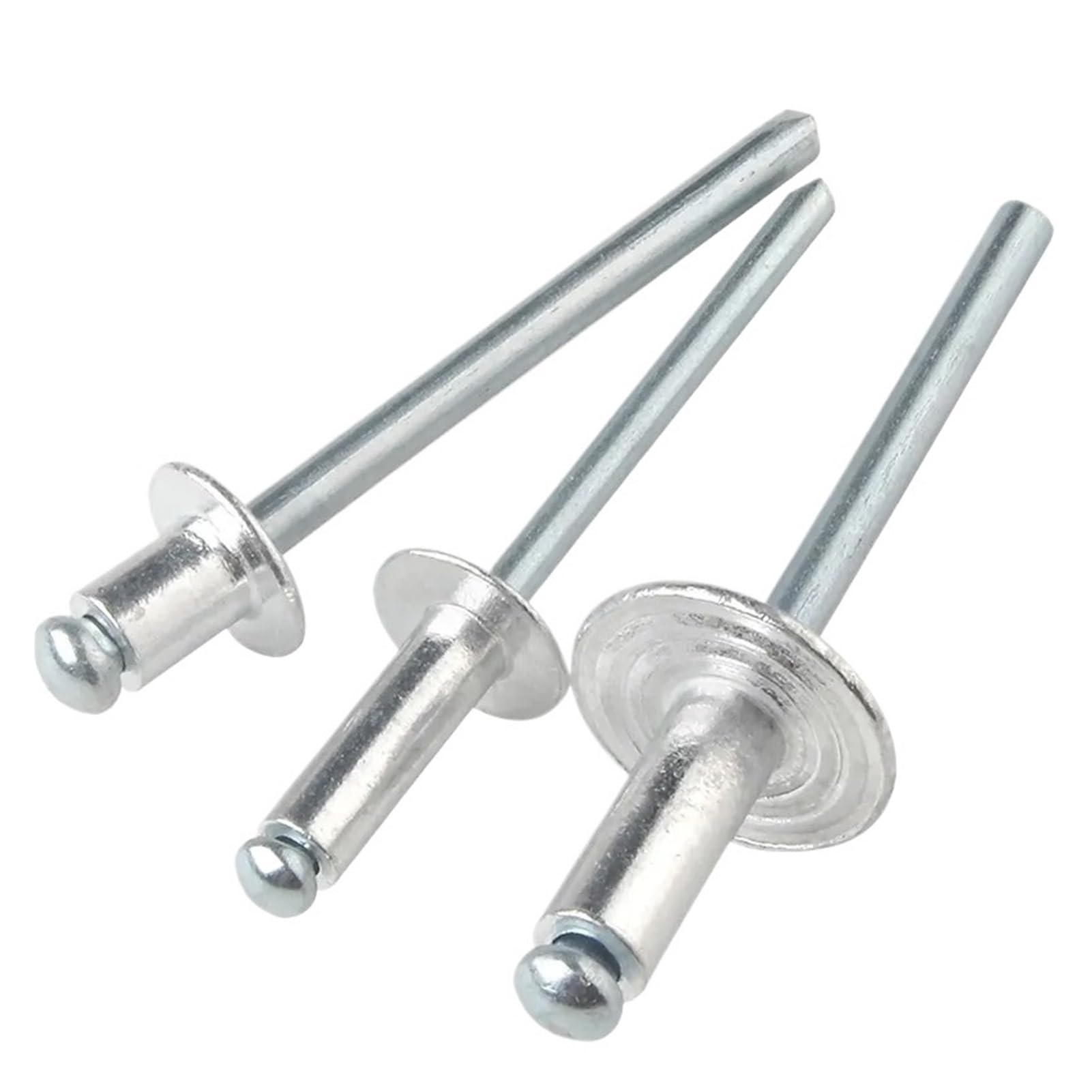 remaches ciegos, Remache ciego M6 Remaches pop de mandril rotura aluminio 6 mm x 10 12 16 20(M6x16mm)