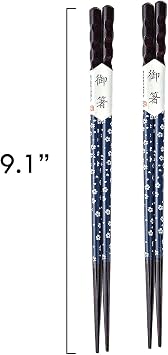 Artcome 8 Piece Japanese Style Ceramic Sushi Plate Dinnerware Set for Wedding Housewarming - 2 Sushi Plates, 2 Sauce Dishes, 2 Pairs of Chopsticks, 2 Chopsticks Holders
