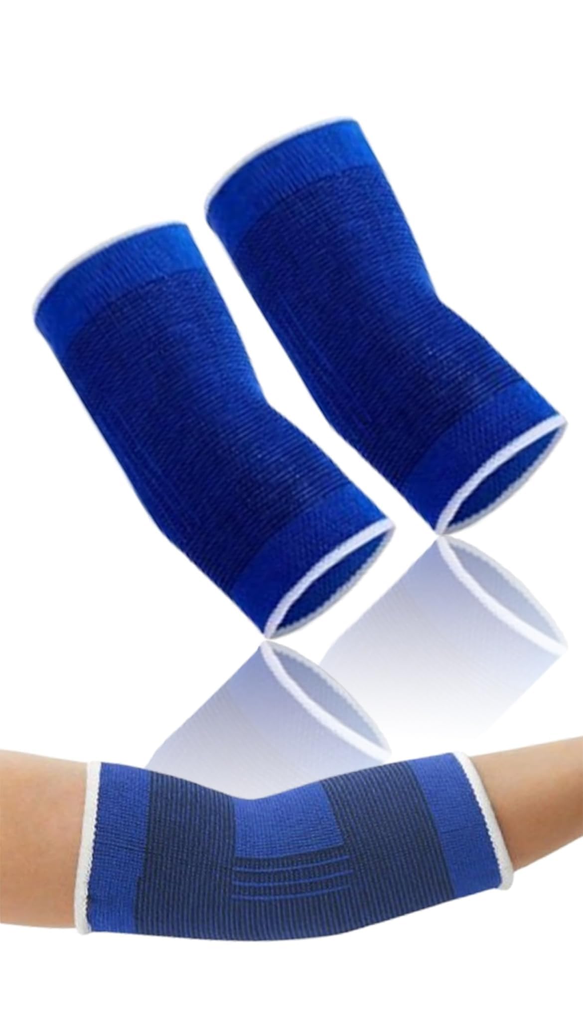 Sweet seven Compression Elbow Support Brace Set (2-Pack) - Tennis Elbow Relief, Anti-Slip, Breathable, Comfortable for Men & Women - Ideal for Golfers, Weightlifting, Joint Pain