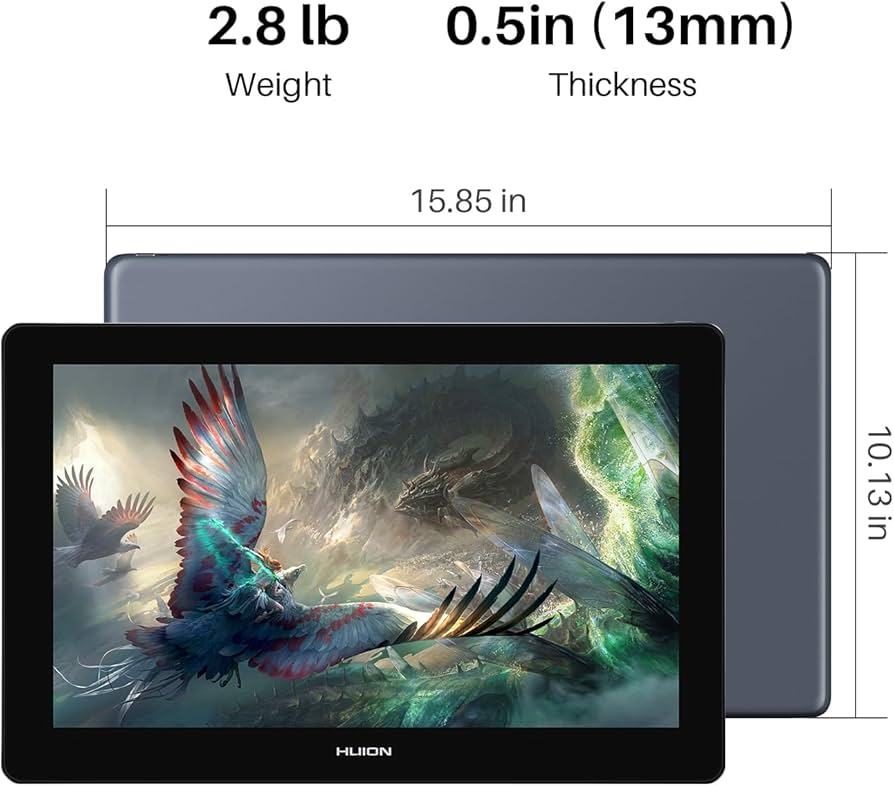 Amazon.com: HUION Kamvas Pro 16 Plus 4K UHD Graphics Drawing
