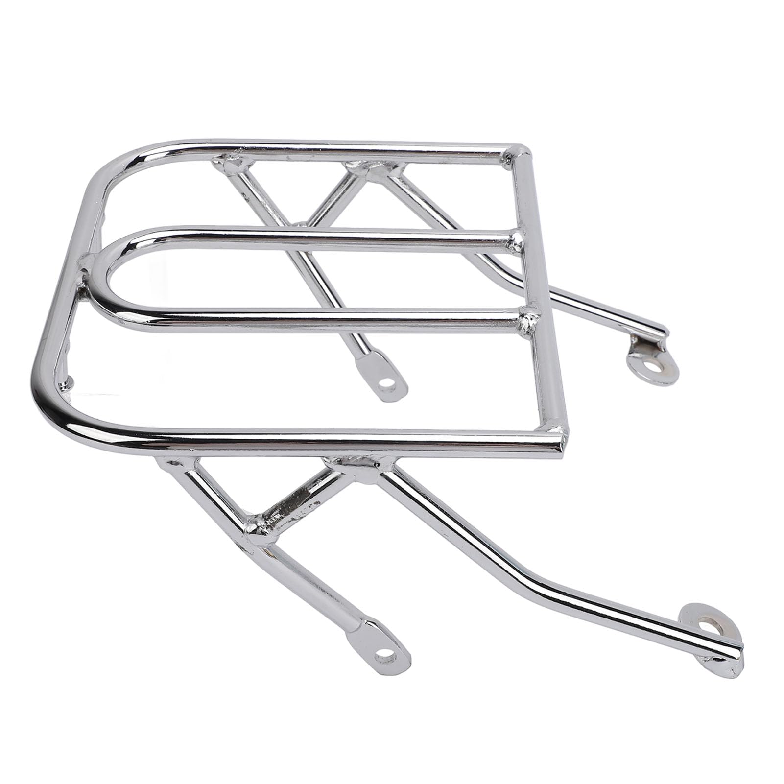 Akozon Estante de Soporte de Carga a Prueba de Herrumbre con Superficie de Pulido de Acero Inoxidable para Motocicletas CT70 ST70 ST50 Z50