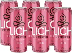 Lich Kombucha, Lich Kombucha Lichia - Pack Com 6 Unidades 269ml