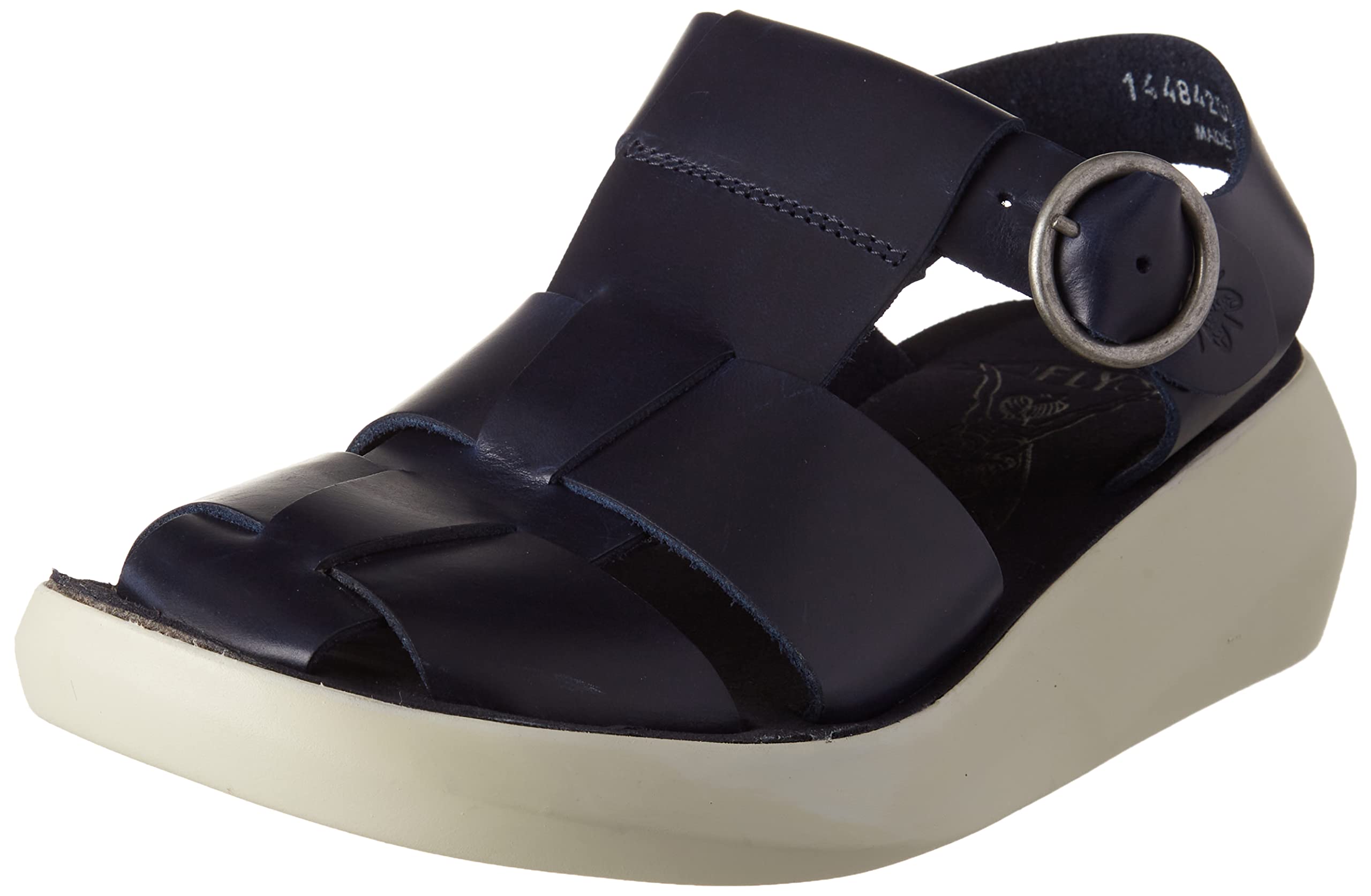 Fly London Women's BAWE842FLY Sandal, Blue, 5 UK