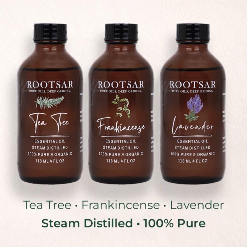 Set de Aceites Esenciales Árbol de Té, Incienso y Lavanda miniatura 3