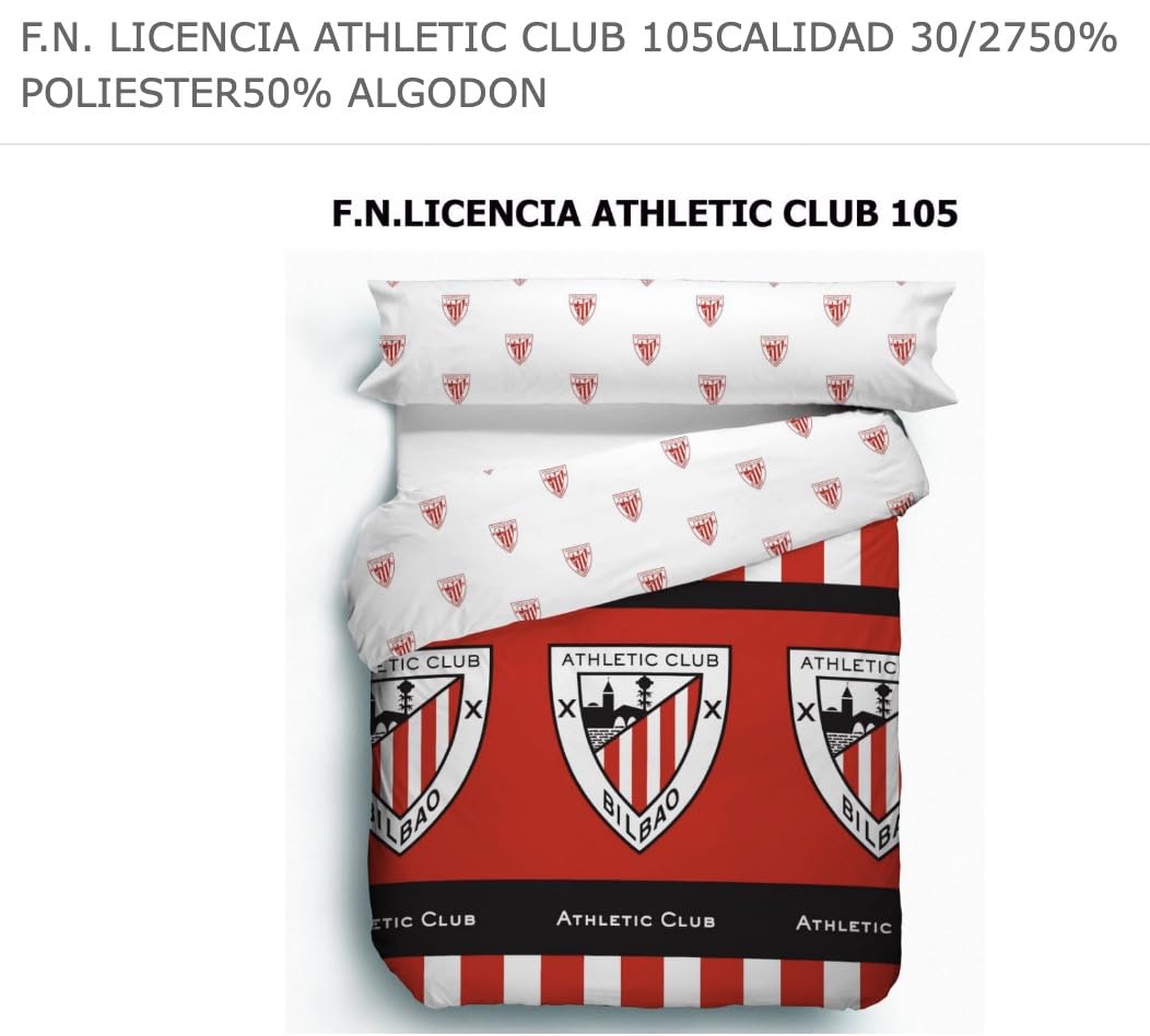 Juego de Funda Nórdica 2 Piezas, Funda Nórdica + 1 Fundas de Almohada, para Cama de 90, 105, 135, 150 cm, Adecuado para Todas Las Estaciones, (Athletic Club, 105 cm, Athletic Club)