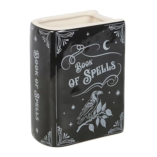 Book of Spells Flower Vase – Ceramic Design Resembling a