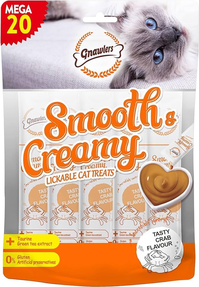 DynamicSales (India) Gnawlers Creamy Stick Treats for Cat and Kitten of All Life Stages Crab Flavour, 300g (B0D2691Q7P) Amazon Price History, Amazon Price Tracker