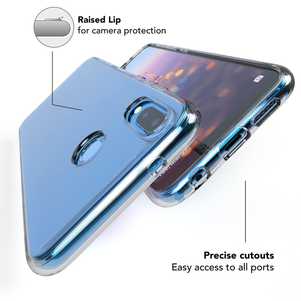 Huawei P20 Lite X-Level Silicone Case Soft Clear Case (Clear) | PH - View #4
