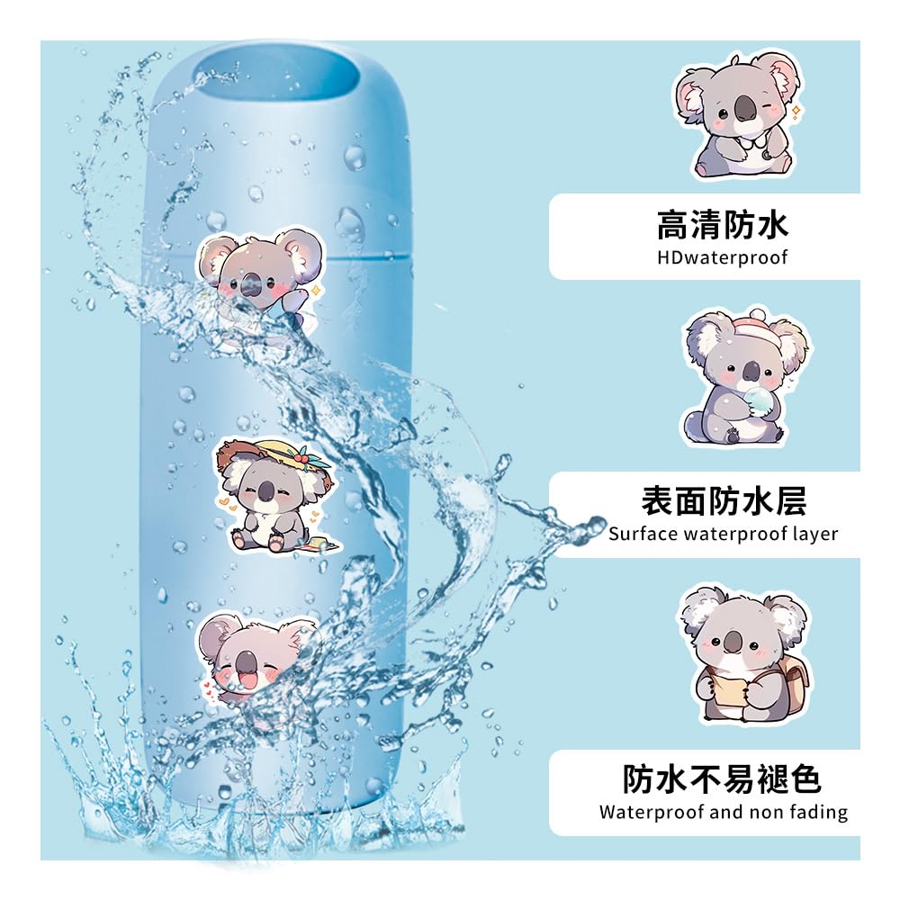 Koala Stickers 50 stuks voor volwassenen en kinderen, tieners