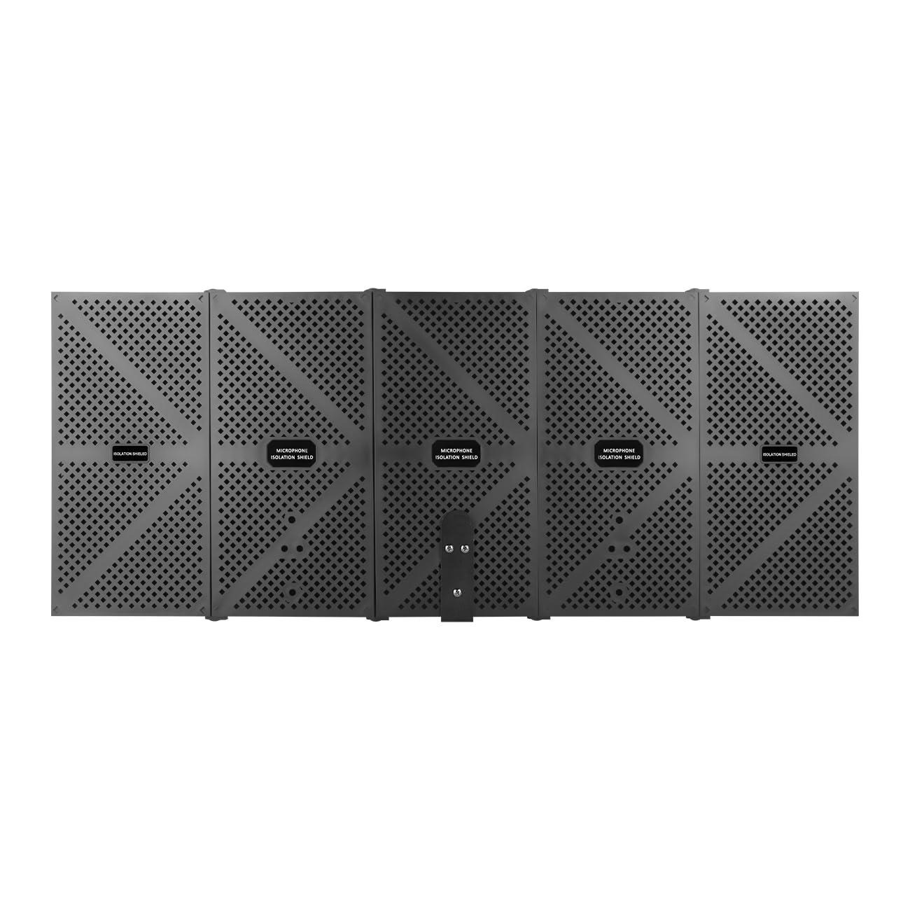 Microfono parabrezza, isolamento acustico, assorbitore per microfono con strato di schiuma assorbente, fonoassorbente (5 porte)