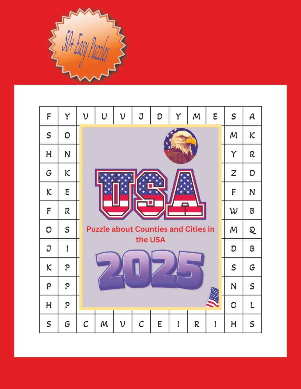 American Counties and Cities Word Search Puzzle Book: Word Searches with Easy to Read Print about American, Counties, Cities and more | 8.5x11 inches, ... for Vacations, Holidays, and Free Times