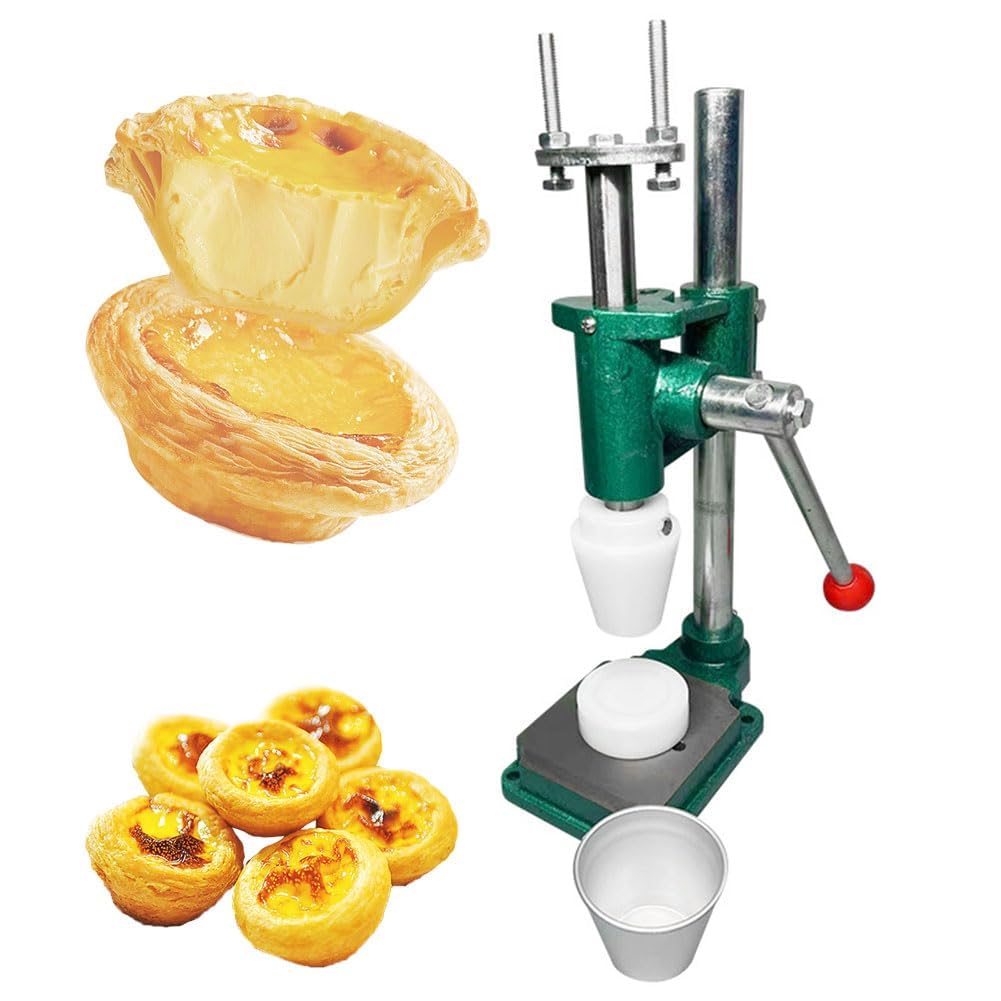 Genérico Molde Manual para Tartaletas De Huevo, Fácil De Usar con Palancas | Juego De Moldes De Varios Tamaños, Materiales Duraderos Aptos Para Uso Alimentario (B03)