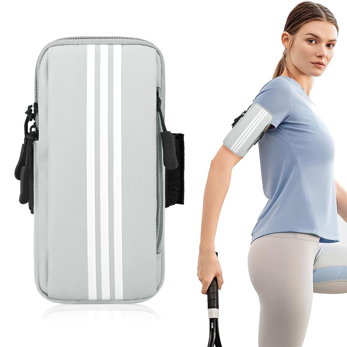 Optifit® Armband for Mobile Phone Running,Grey-image-29