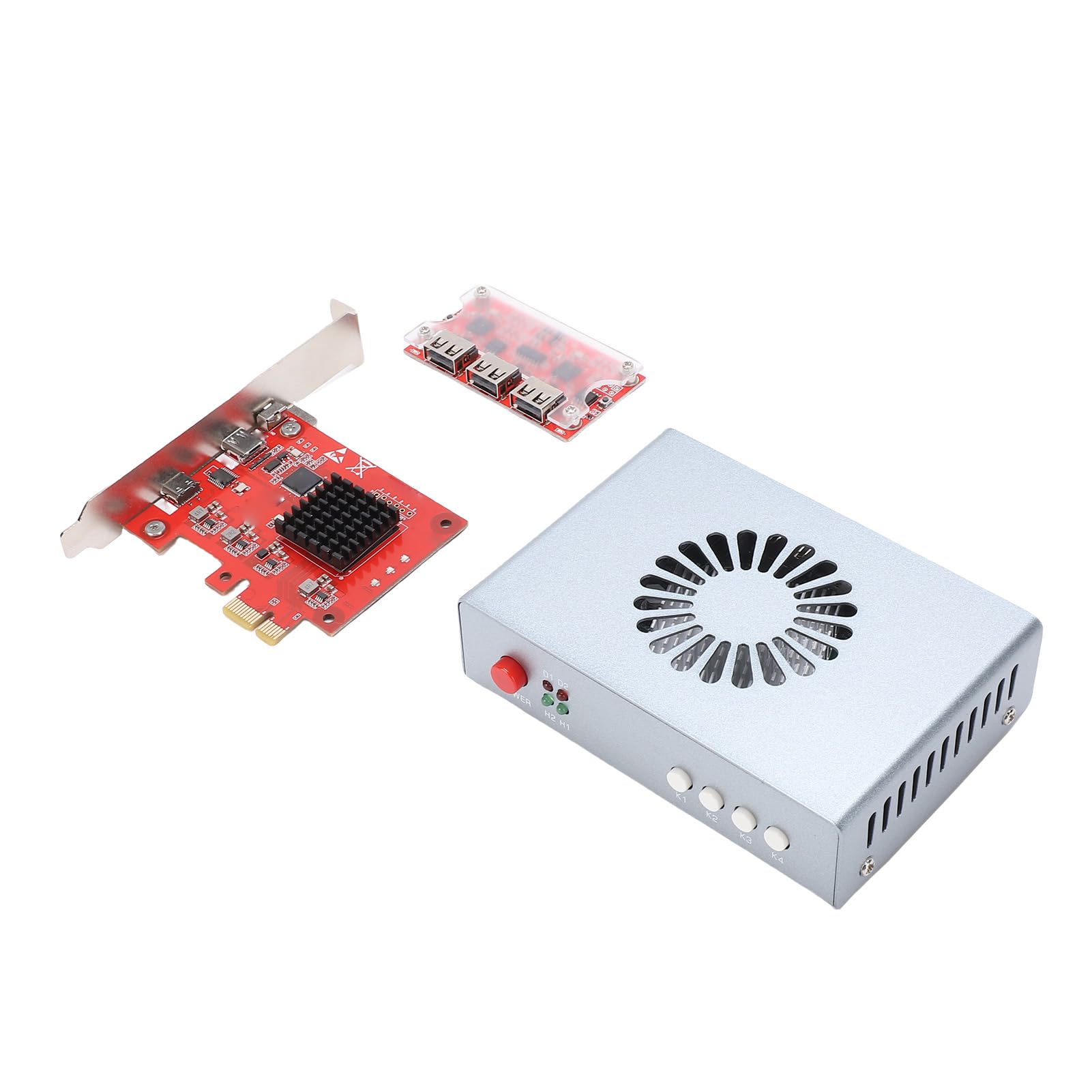 Bewinner Kit de Hardware de Fusor DMA de 6.ª Generación, Sintetizador de Fusión de Vídeo con Interfaz Multimedia HD, Combinador de Pantalla de Entrada de Señal Dual, Soporte 4K 60 Hz para Juegos y