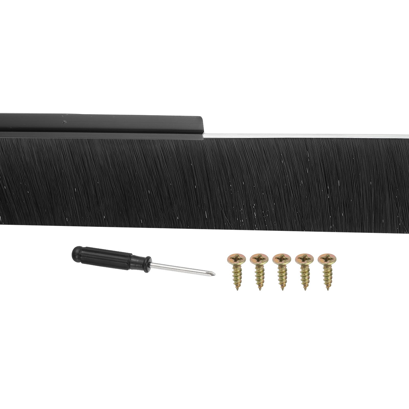 PATIKIL Door Brush Sweeps 2.76" Bristles x 47.24" Long