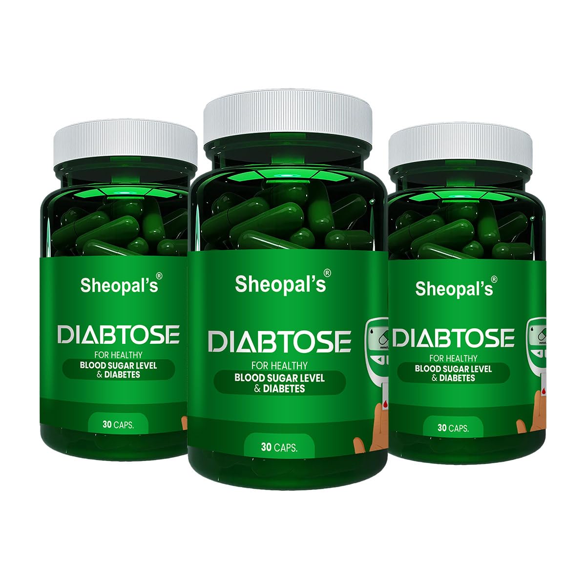 Sheopals Diabtose Capsules 500mg, Ayurvedic Blood Sugar Supplement, Natural supplement with 7 Rare herbs Fenugreek, Gudmar, and Kalonji Reduce Insulin Resistance, 30 Capsules Pack of 3 (B0CPFFCD6R) Amazon Price History, Amazon Price Tracker
