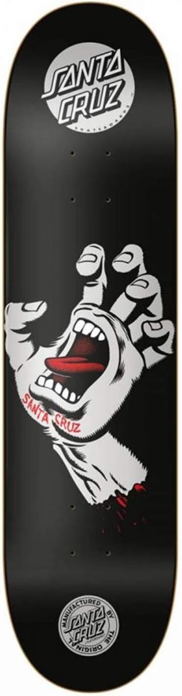 Shape Santa Cruz Screaming Hand Black 8.0 potente e leve