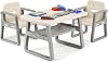 Costzon Kids Table and Chair Set, Children Activity Table & 2 Chairs wStorage Rack for Toddler Arts, Crafts, Reading, Drawing, Playroom, Preschool, Gift for Boys & Girls, Toddler Table and Chair Set