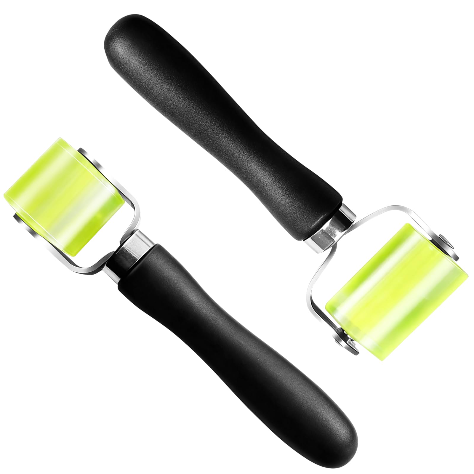 Ezvezs 2Pcs Automotive Sound Deadening Seam Roller,30 Mm & 50 Mm Silicone Pressure Rollers,Car Soundproof Seam Roller,Cars Sound Insulation Pad Installation Tool For Audio,Wallpaper,Heat Mat,Edge,Pvc
