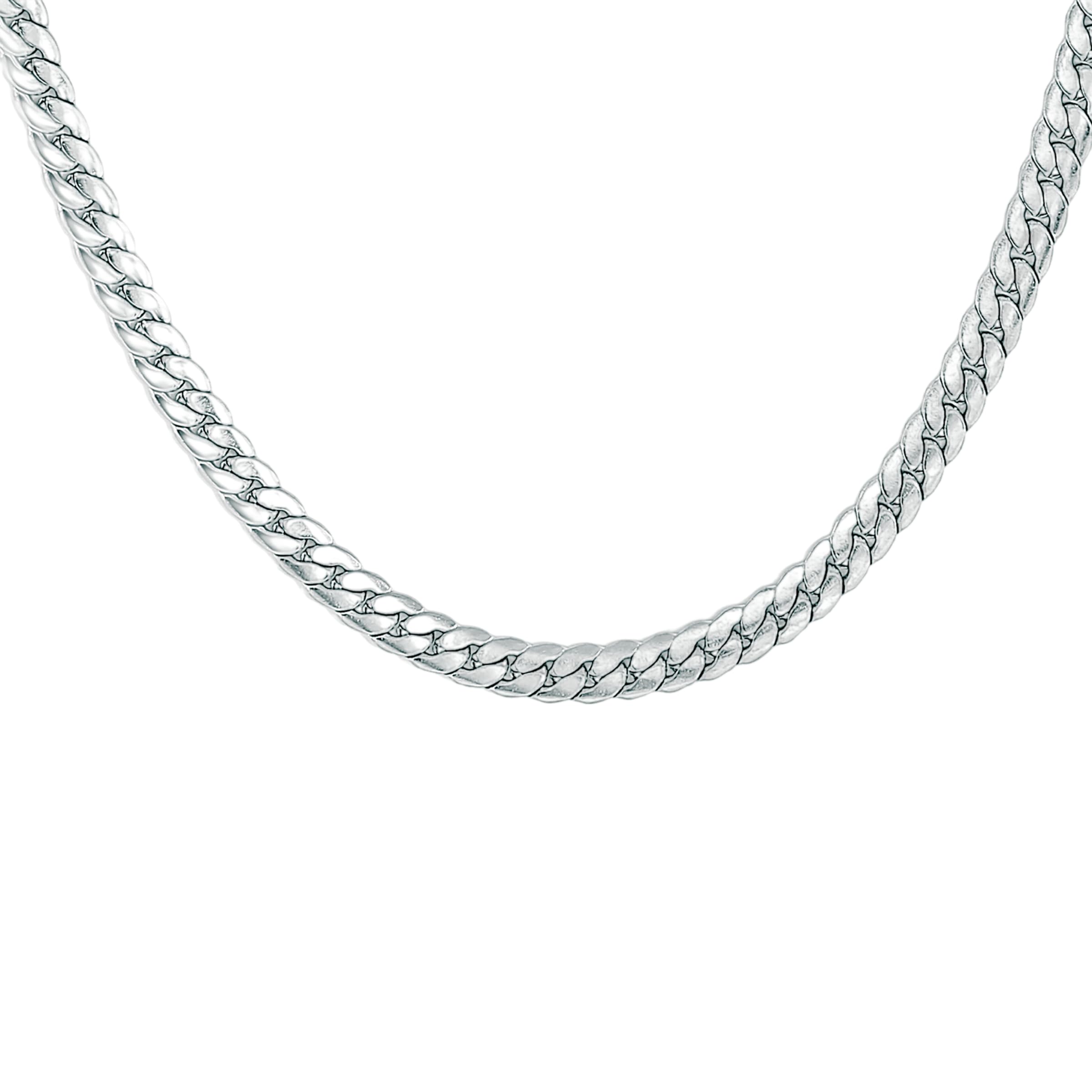 meenaz Men's Omega Link Chain for Man Stylish Silver Necklace for men Waterproof Hypoallergenic Stainless Steel Anti Tarnish Waterproof Rust Resistant, Jewellery for mens Gifts for Boys -69-picture-44