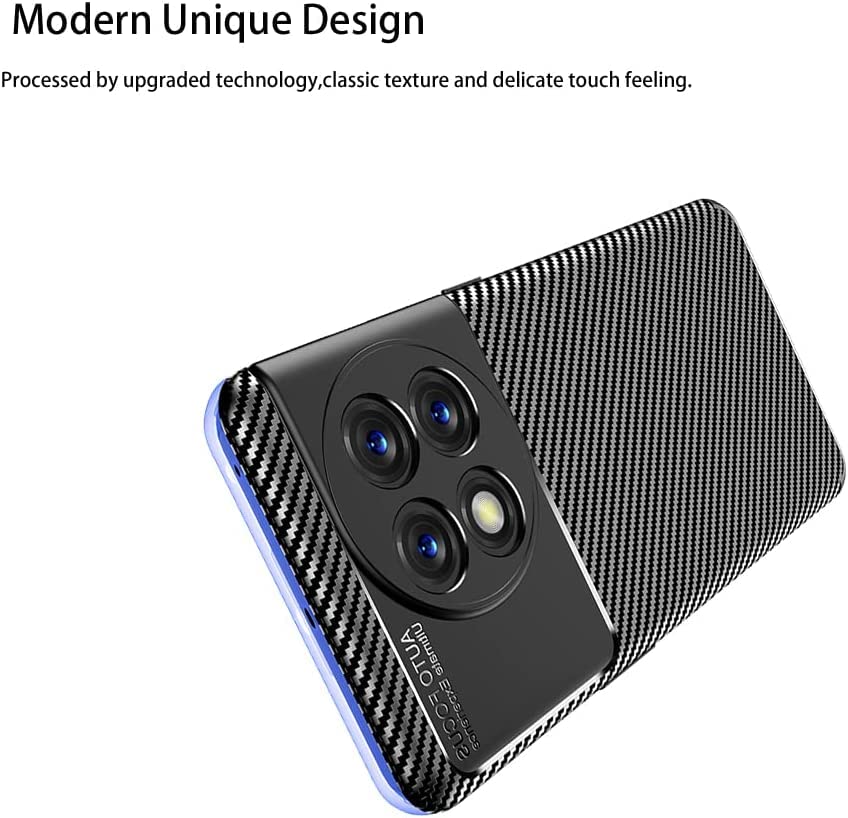 KUSINHOKA Cover per Oneplus 11 5g, Morbido Silicone [Antiurto] Custodia, Leggero [Anti-Graffio] Bumper Case TPU Protettiva Custodia per Oneplus 11, Nero