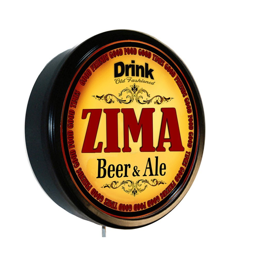 Amazon.com: Goldenoldiesclocks ZIMA Beer and Ale Cerveza Lighted