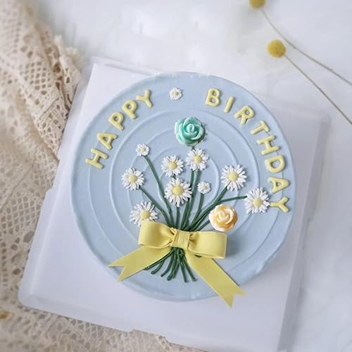 Miniatura 6 de Molde de caramelo de silicona rosa Mini flor Fondant moldes de chocolate para decoración de pasteles Decoración de cupcakes Pasta de goma de